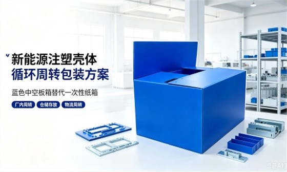汇源塑胶新能源注塑壳体包装方案1