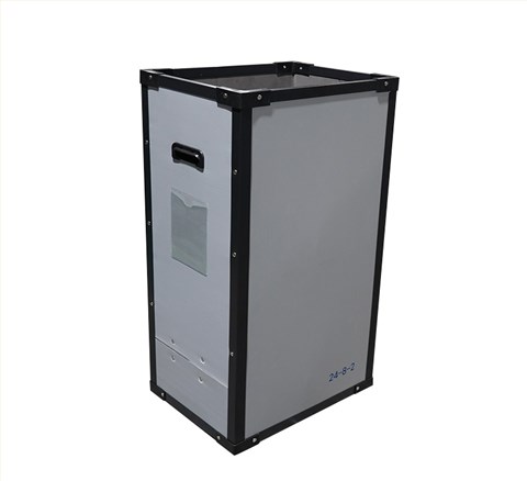 灰色竖条骨架箱