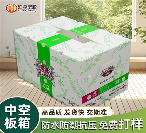 白色纸箱式中空板周转箱