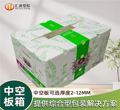 白色纸箱式中空板周转箱